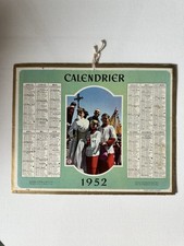 ANCIEN CALENDRIER  LA POSTE 1952,  Documentation SNCF 1950, Aisne Plan StQuentin