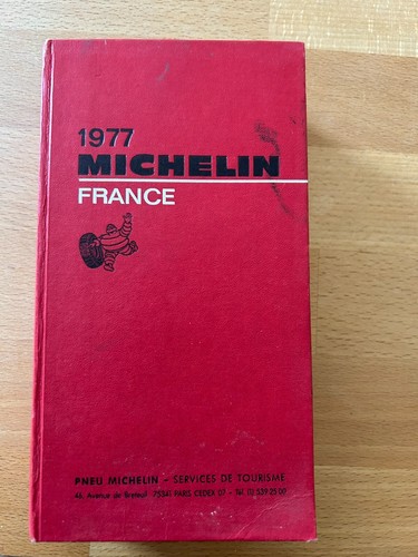 Guide michelin rouge 1977 - guide,