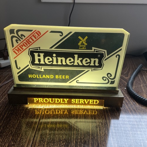 Heineken beer lighted sign - heineken,