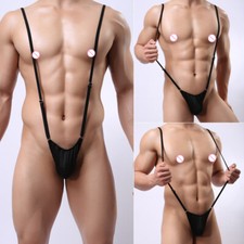 Us Hommes Mankini Maillot De Bain String V Sling Stretch Body Tongs Une  /
