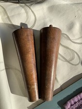 LOT DE 2 PIEDS VINTAGE EN BOIS TABLE, LIT...