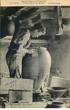 NIEVRE  SAINT AMAND EN PUISAYE LE POTIER  Fabrication du saloir