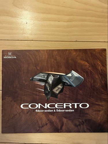 Catalog honda concerto sedan - catalog,