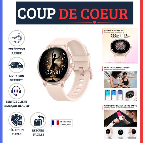 Montre connectée amoled - connectée,