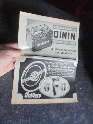 Ancienne publicité 1953 - publicité,