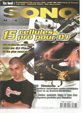 SONO MAGAZINE N°238 DJ PNE & MEILLEURES EN SCRATCH / 15 CELLULES PRO POUR DJ