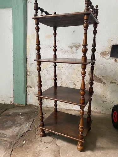 étagere bois tourné - , 4