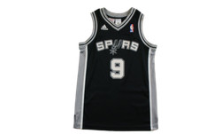 Maillot basket rétro Spurs San Antonio N°9 Parker enfant NBA