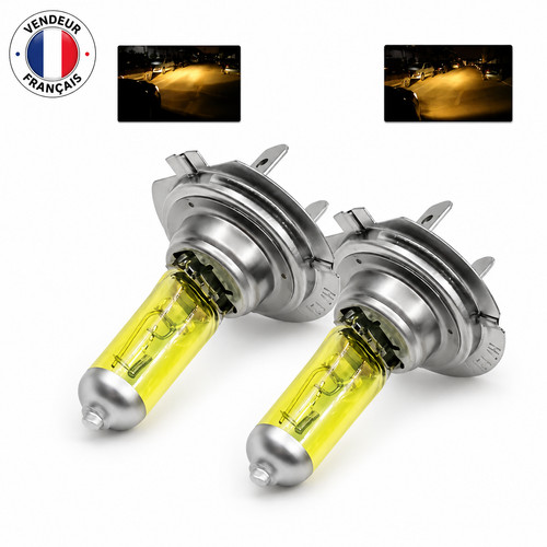 Ampoules 55w phares couleur - h7,