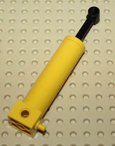 Lego yellow pneumatic cylinder - lego,