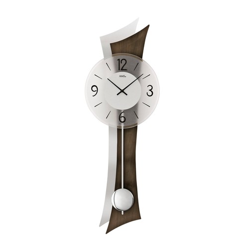 Horloge murale pendulaire ams - horloge,