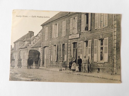 Cpa village canly oise cafe - cpa,