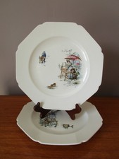 2 Assiettes plates 25,5 cm HB