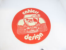 AUTOCOLLANT / STICKER  Vintage CAHIER DESIGN ARJOMARI PRIOUX / DESIGN BOOKBOOK