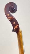 violon ancien remonté baroque fabriqué par le luthier Lebrun