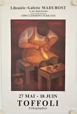 Affiche TOFFOLI Exposition Galerie Madubost