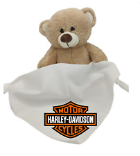 PELUCHE OURS BANDANA MOTO