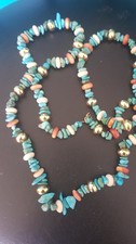 collier turquoises veritables
