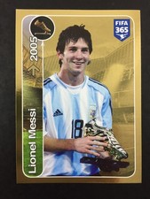 Lionel Messi Golden Winner 2005 Sticker Panini Fifa 365 2016 2017 (16-17) 464
