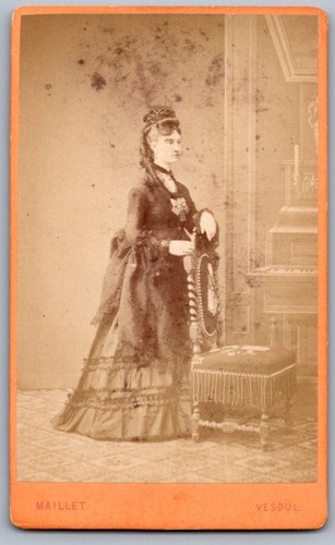 Cdv 1870 fauvette du - 1870,