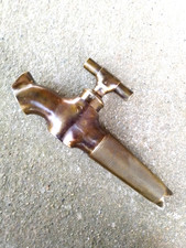 ANCIEN GRAND ROBINET CUIVRE DE BARRIQUE 27,5CM -OUTIL DE VITICULTEUR TONNELIER-