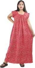 Chemise de nuit longue en