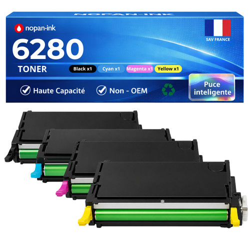 Pack toners 6280 compatible - toners,