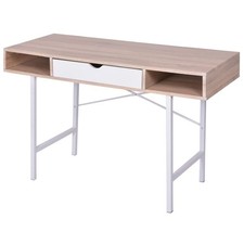 Bureau avec 1 Tiroir Chêne et