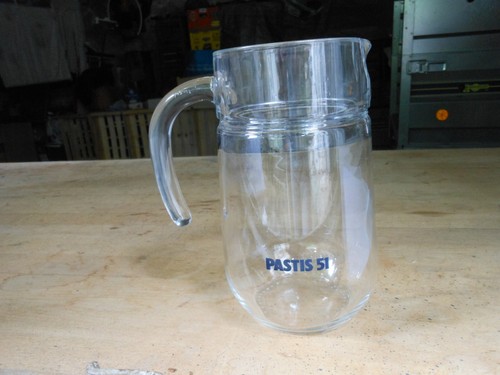 Pichet verre pastis - verre, 51