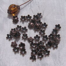 80 COUPELLES CUIVRE 6MM PERLES