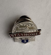 925 Sterling Silver vintage Émail « Stanhome » Lapel Pin
