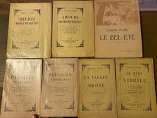 Oeuvres de Gabriel Faure - Editions Fasquelle