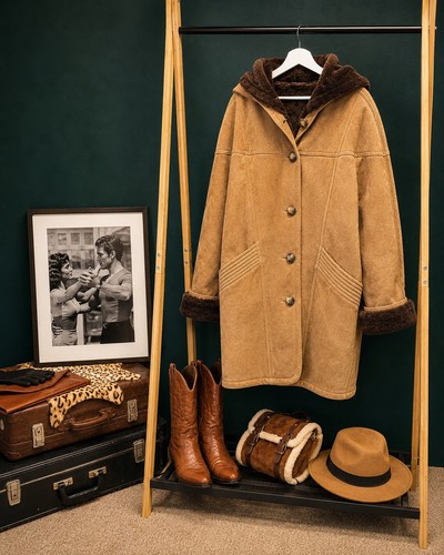 Manteau mouton retourné