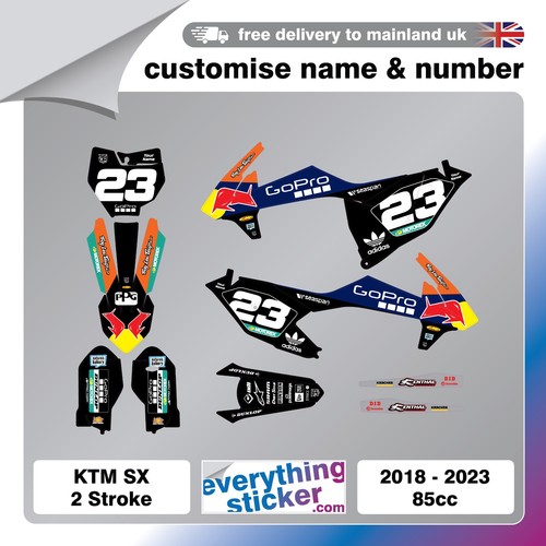 Custom ktm graphics kit - custom, mx
