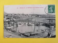 CPA 50 GRANVILLE Manche Le PETIT BASSIN et le QUARTIER de HÉREL Bateaux Voiliers