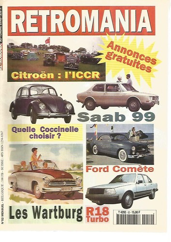Retromania citroen iccr - retromania, n°52
