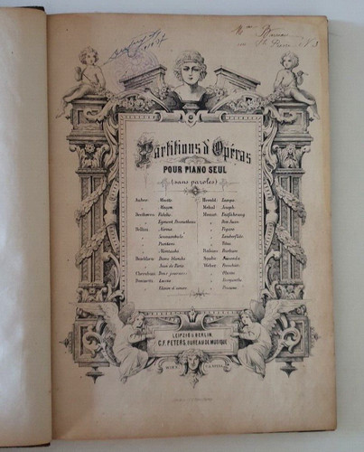 Livre ancien partitions - livre,