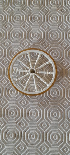 Grande roue doree blanche - roue,