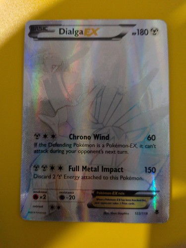 Damaged silver dialga - damaged, ex
