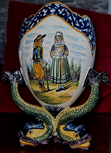 Henriot quimper vase ovoïde - henriot,