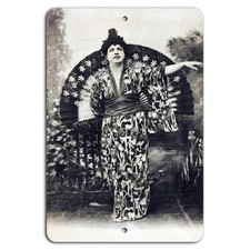 Geisha Metal Sign BanginPrints