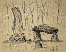 Menhir et Dolmen Bois de