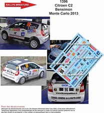 DECALS 1/43 REF 1396 CITROEN