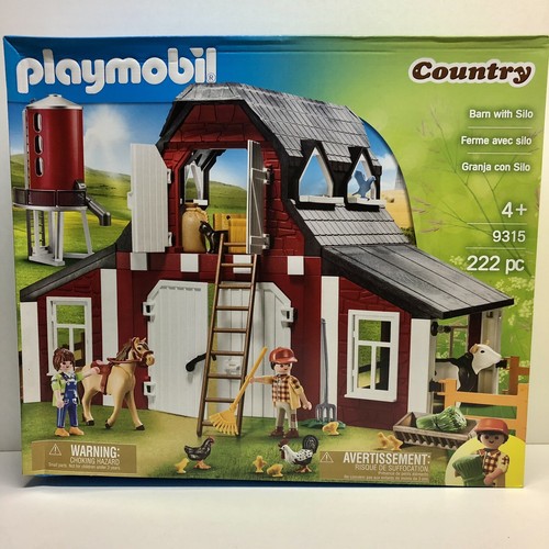Playmobil ferme avec silo - silo,