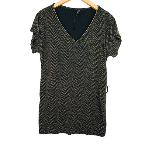 Morgan robe femme noir doré - femme, s