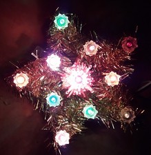 Guirlande Électrique Lumineuse Noël cimier etoile or