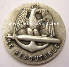 Coin ancien Le Redoutable sous-marin SNLE Marine 35 mm ORIGINAL SUBMARINE