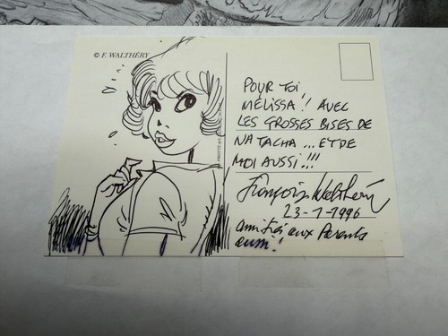 Dédicace walthery natacha - bd,