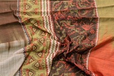 Foulard Dupatta vintage indien