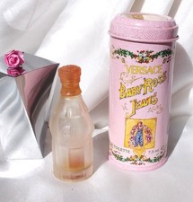 Boîte Miniature  ROSE VERSACE  * 7.5 ml/0.23 fl.oz *  VIDE * Boîte métal